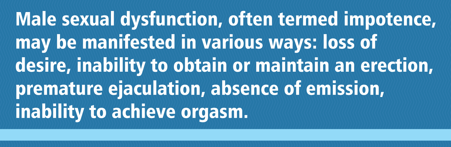 Male Sexual Dysfunction